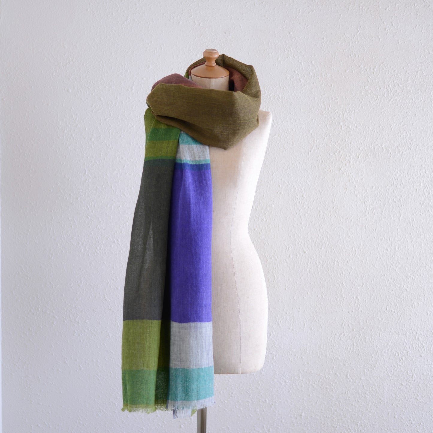 Wool Divine Shawl Brown