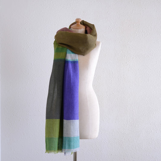 Wool Divine Shawl Brown