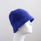 ハンドニティッドクロシェハット Blue