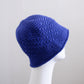 ハンドニティッドクロシェハット Blue