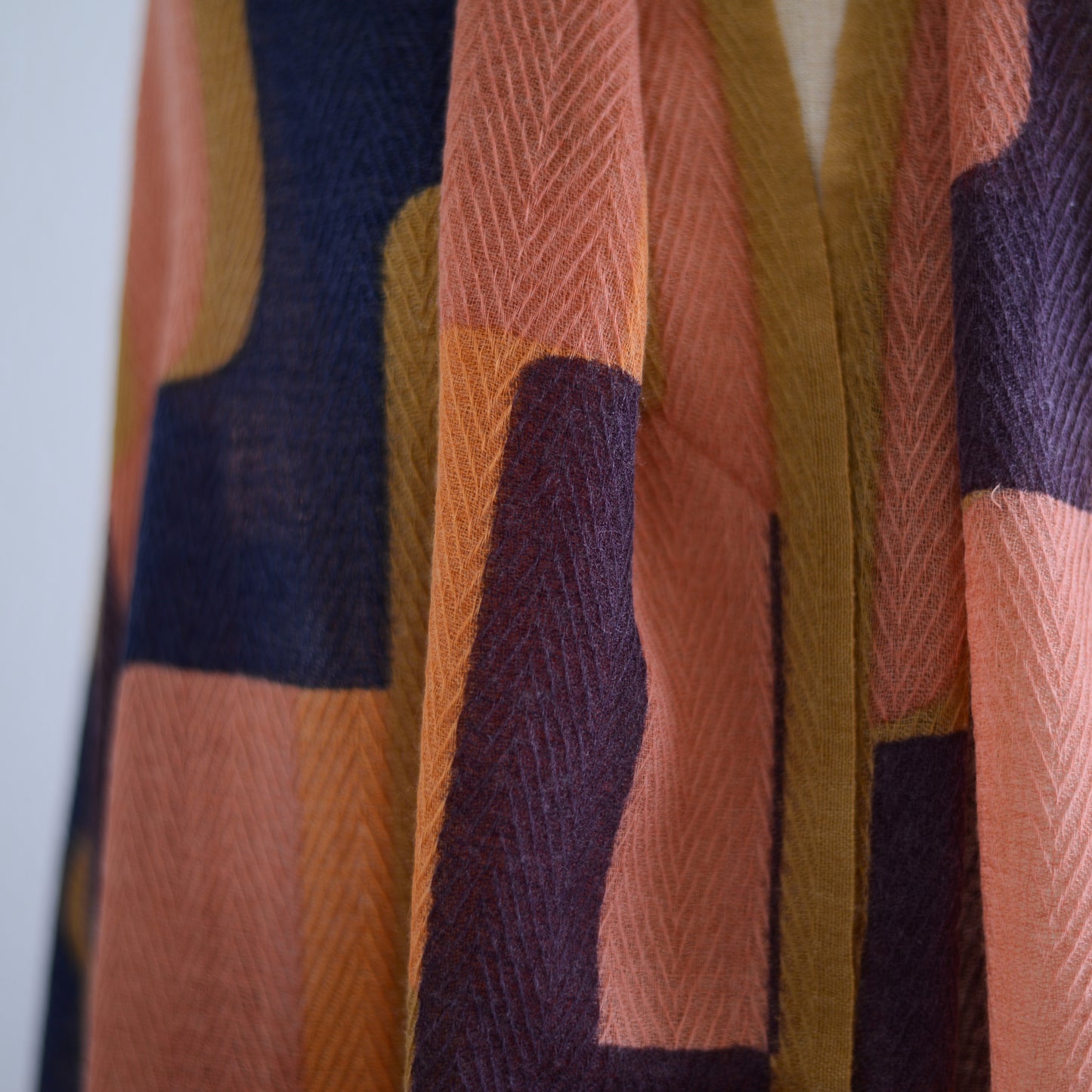 Wool Forest Shawl Brown