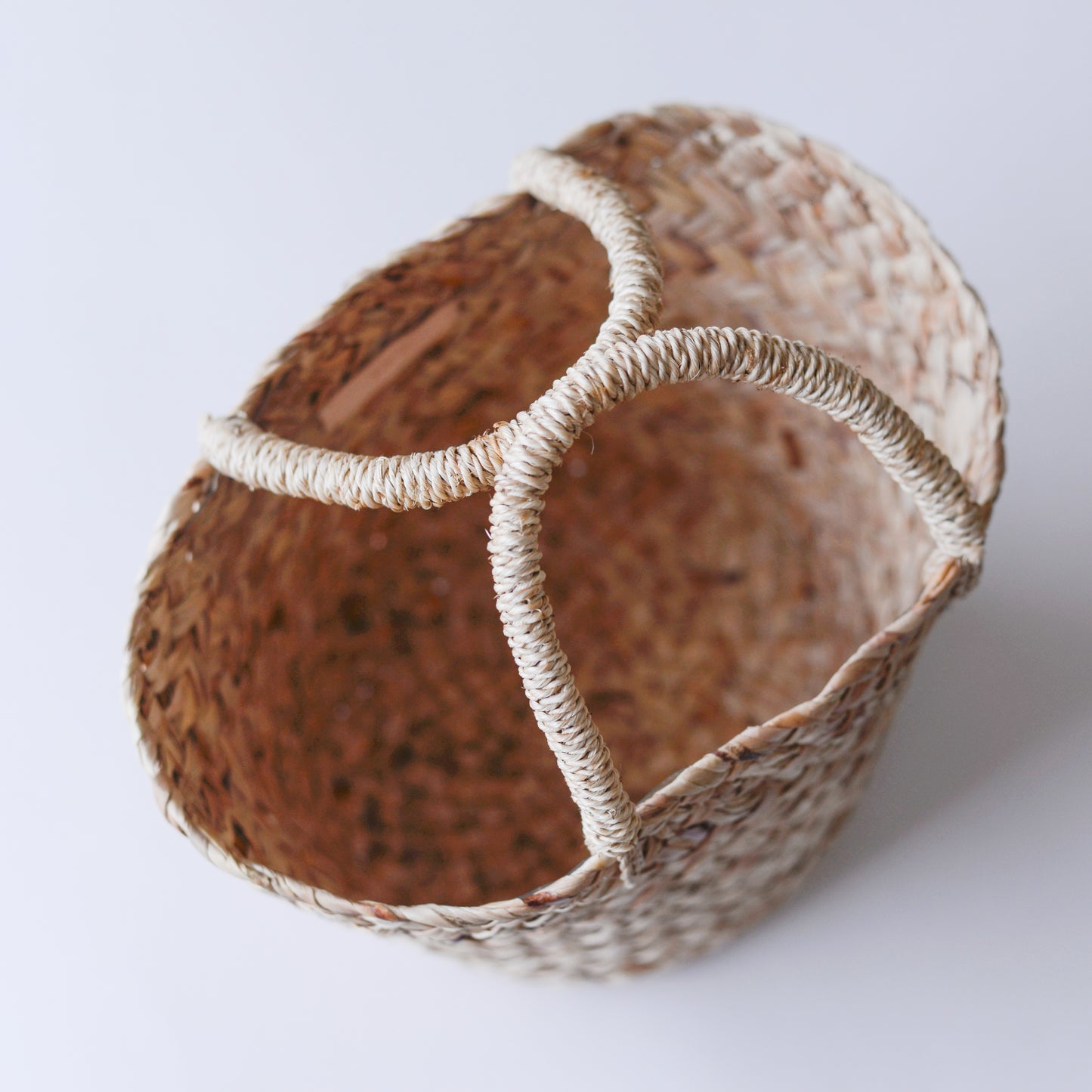 アバカバッグ チャーム付き Grape