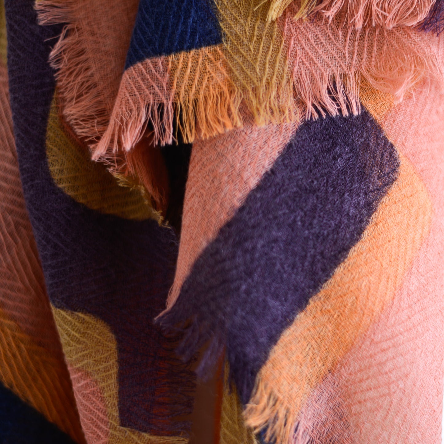 Wool Forest Shawl Brown