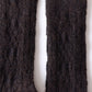 Alpaca Cable Knit Socks Dark Brown
