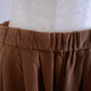 Cotton wool tapered pants Mocha