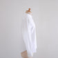 코튼 미니 포켓 라운드 칼라 셔츠 White