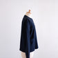 Cotton wool snap cardigan in Black
