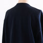 Cotton wool snap cardigan in Black