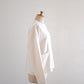 Cotton wool snap cardigan in off-white