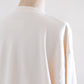 Cotton wool snap cardigan in off-white