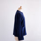 Cotton wool snap cardigan, Navy
