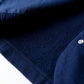 Cotton wool snap cardigan, Navy