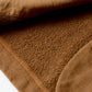 Cotton wool snap cardigan in Mocha
