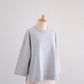 Cotton fleece box pullover Gray