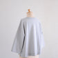 Cotton fleece box pullover Gray