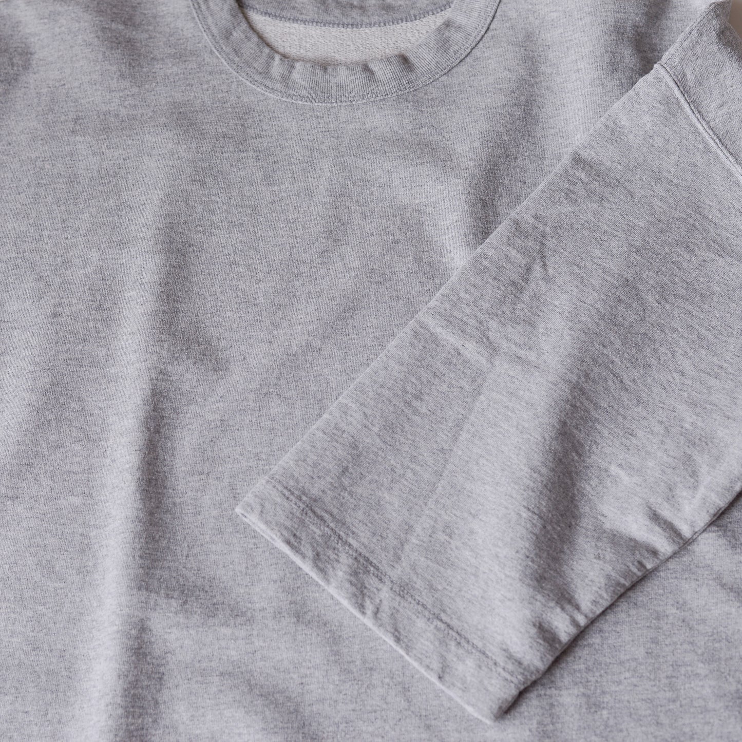 Cotton fleece box pullover Gray