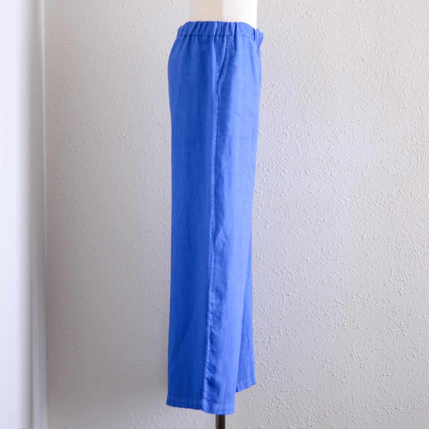 リネンストレートパンツ Blue