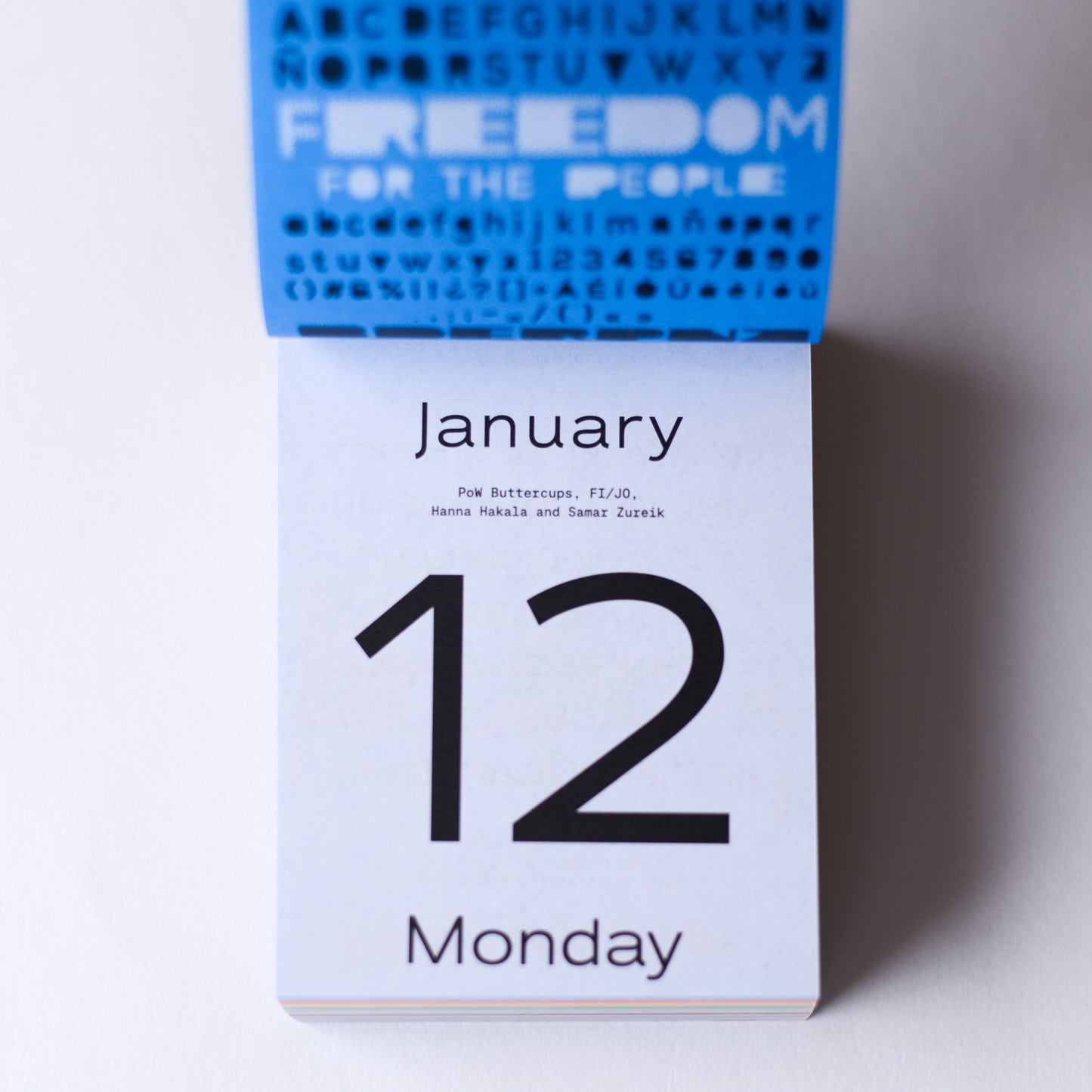 TYPODARIUM 2026 Calendar