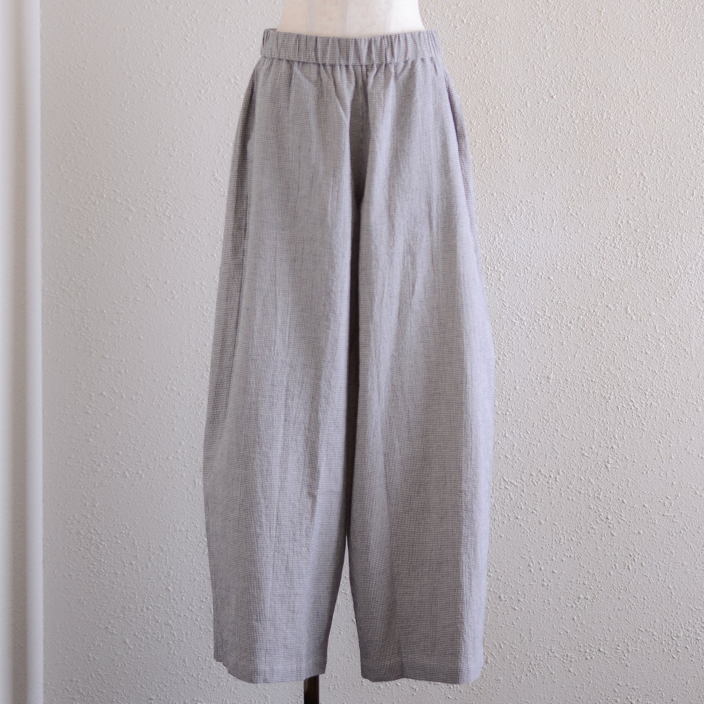 オーガニックコットンイージーストレートパンツ Check