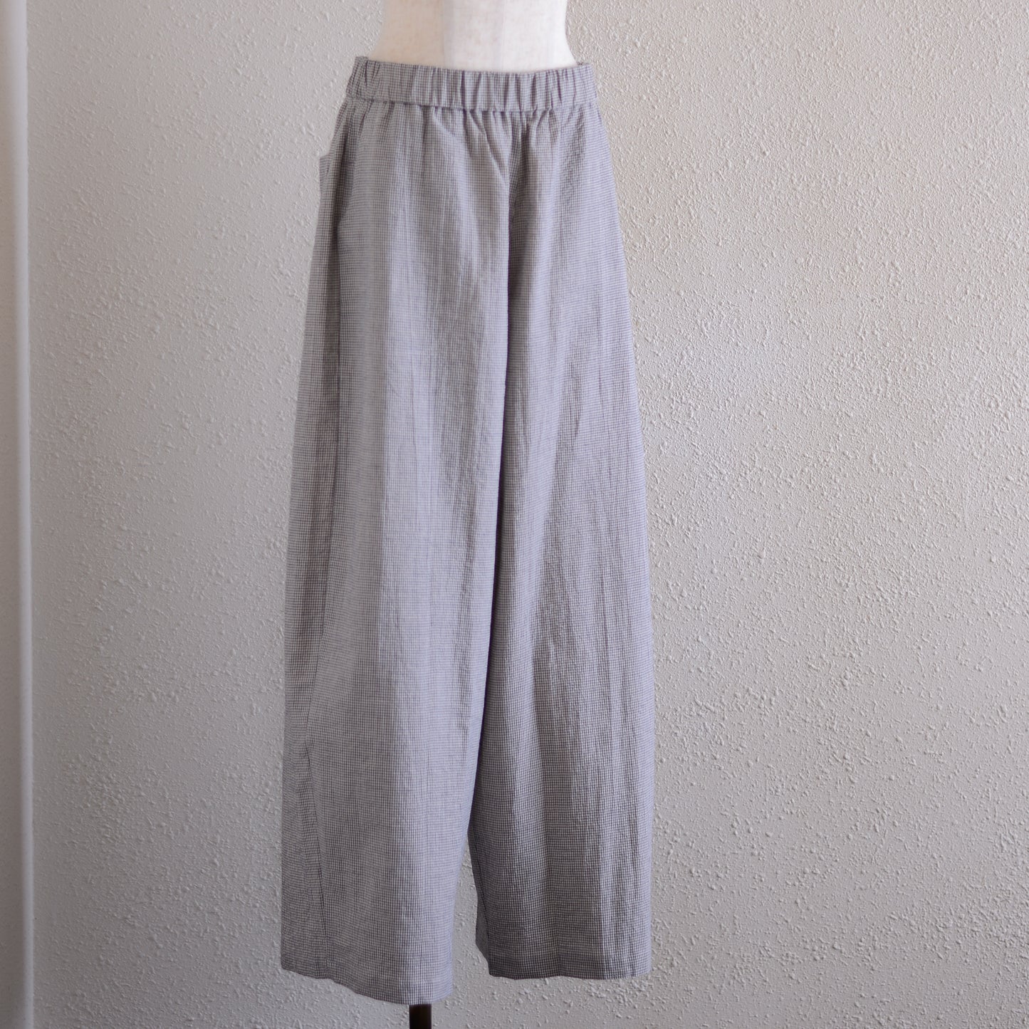 オーガニックコットンイージーストレートパンツ Check