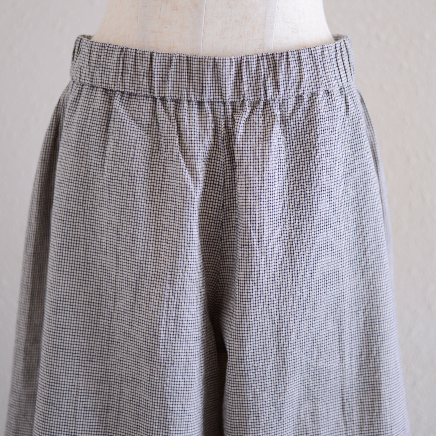 オーガニックコットンイージーストレートパンツ Check