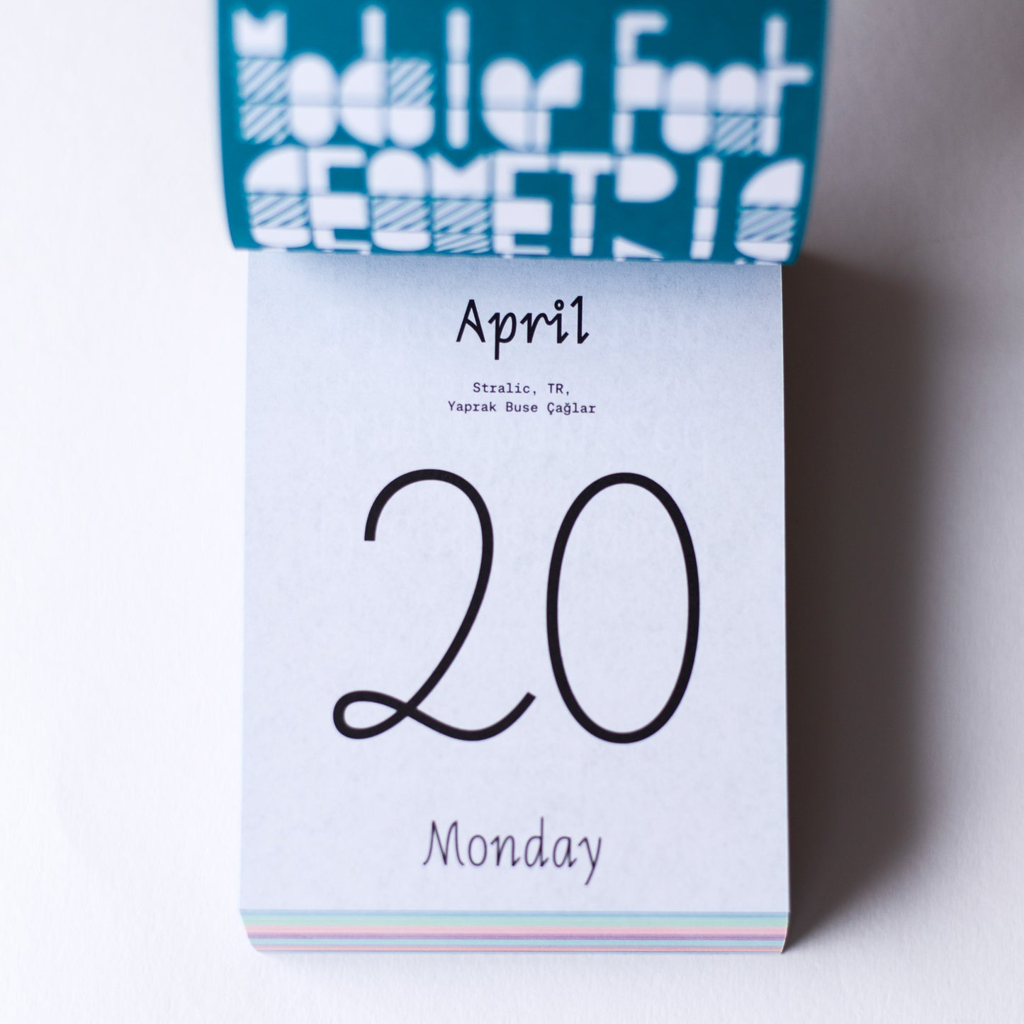 TYPODARIUM 2026 Calendar