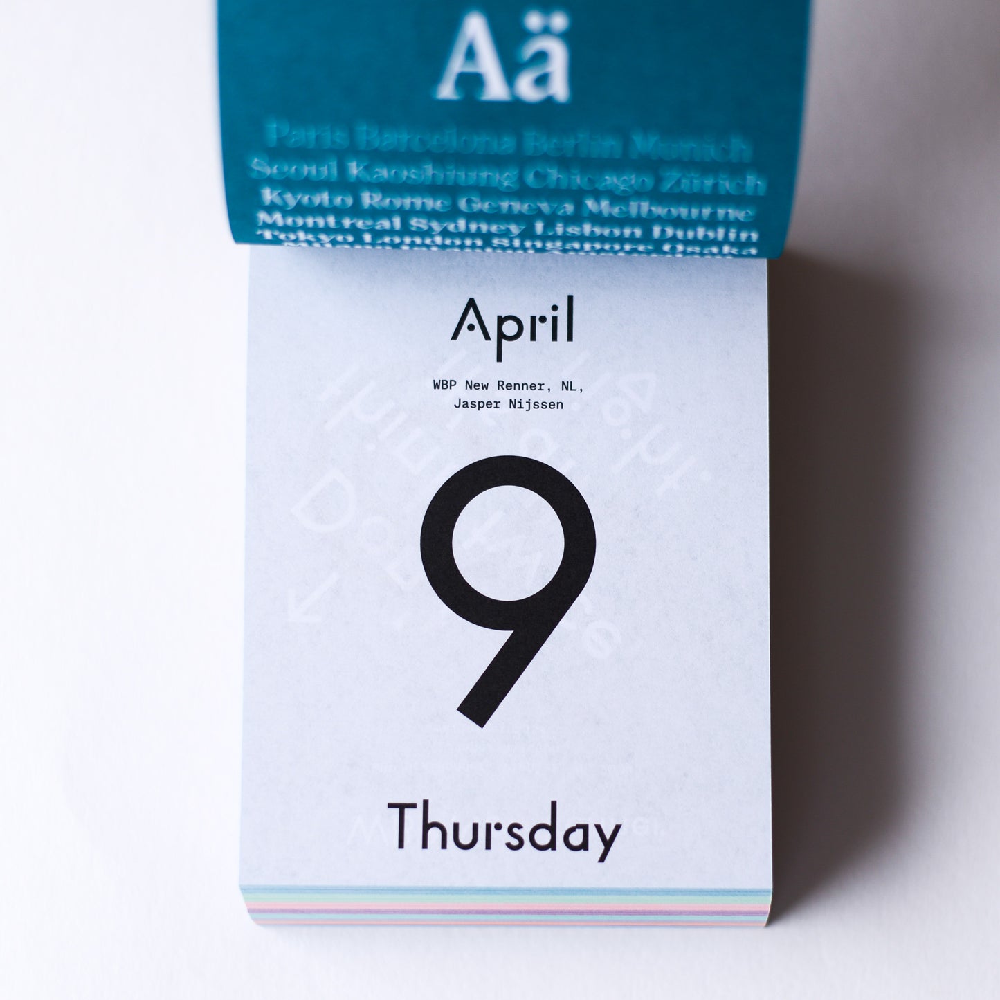 TYPODARIUM 2026 Calendar