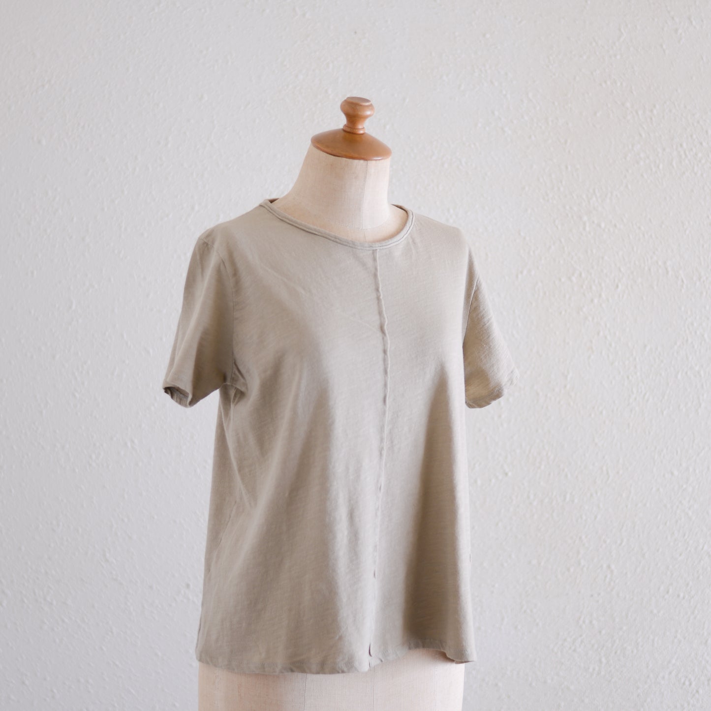 ソフトコットンショートスリーブTシャツ Taupe
