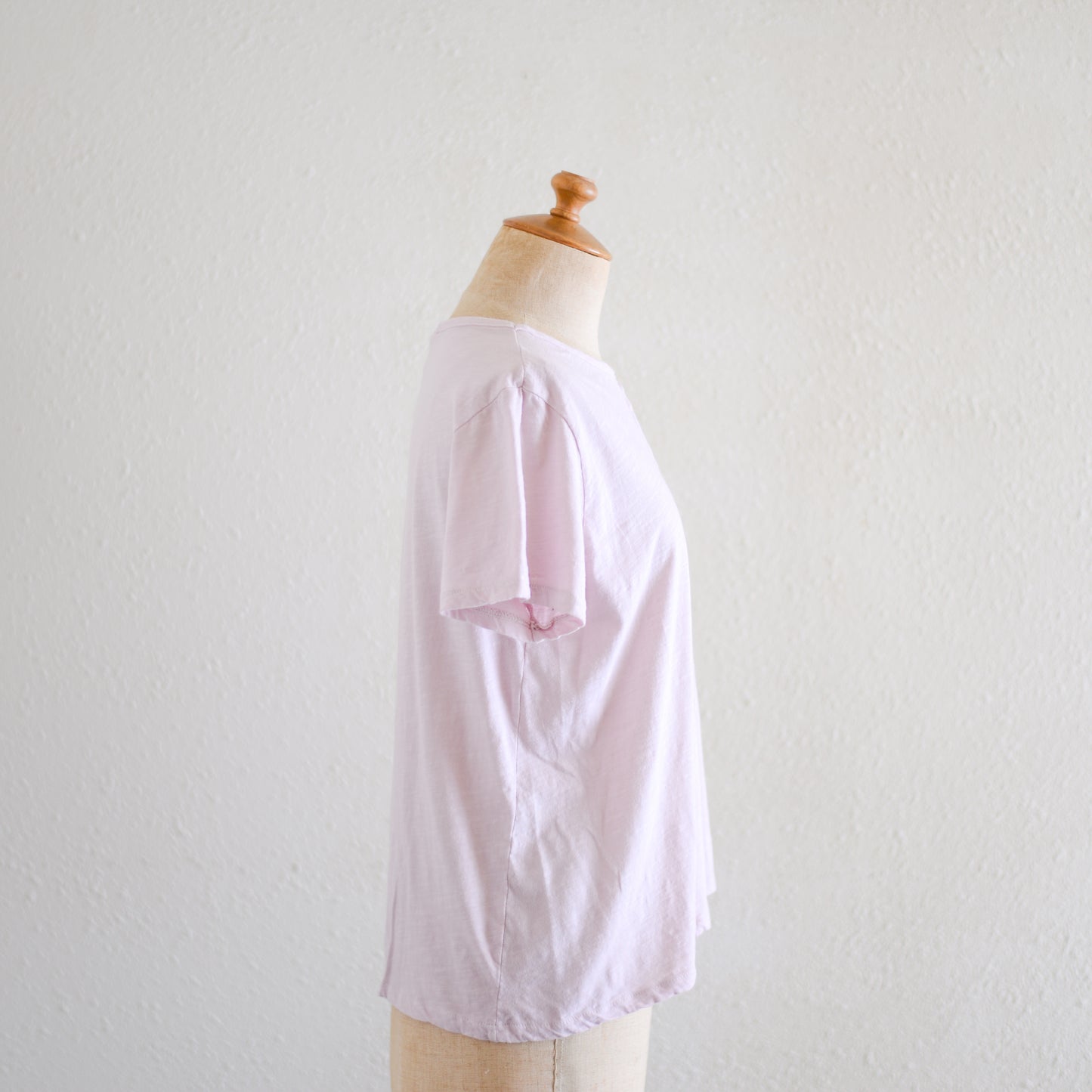 ソフトコットンショートスリーブTシャツ Pink