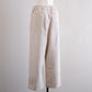 Corduroy wide pants Beige