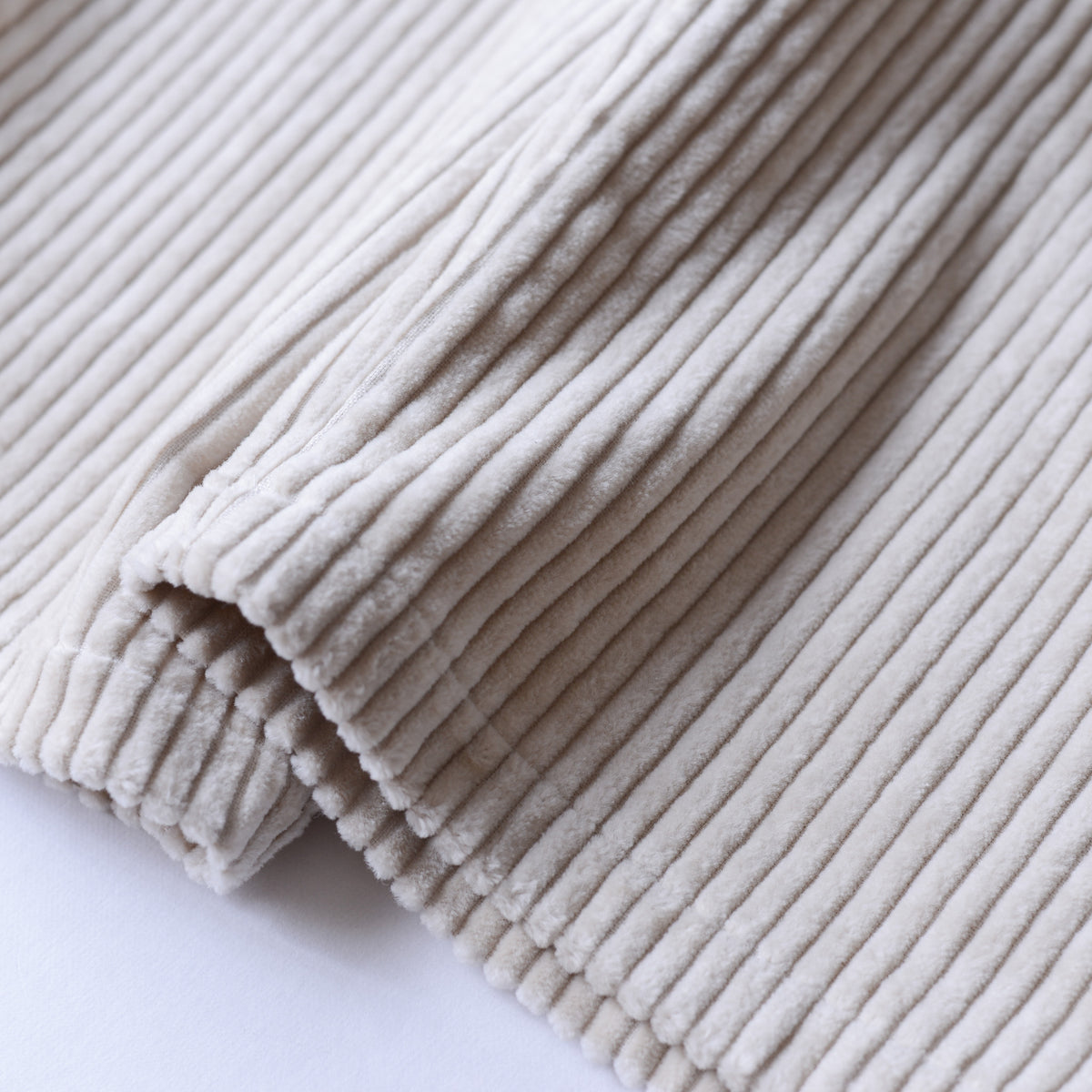 Corduroy wide pants Beige