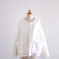 Wool gauze jacket in Ivory