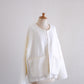 Wool gauze jacket in Ivory