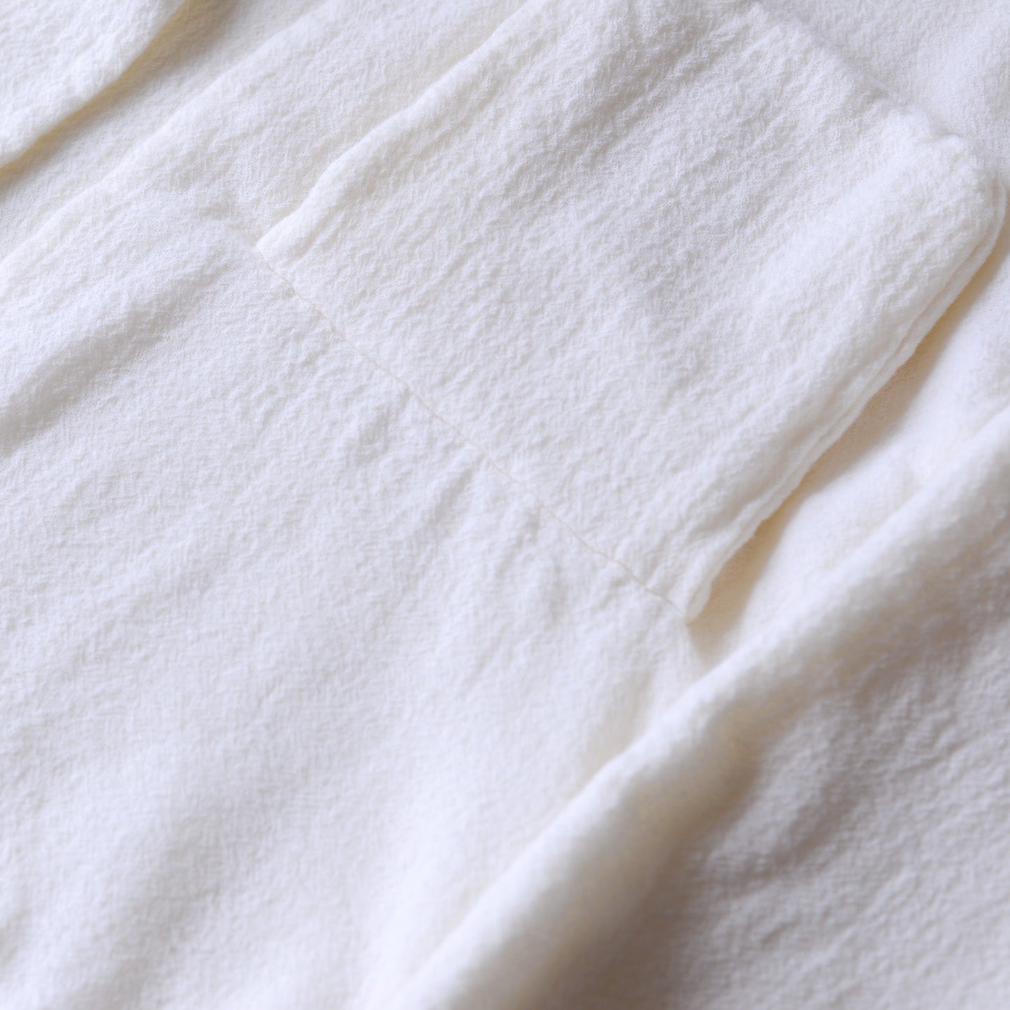 Wool gauze jacket in Ivory