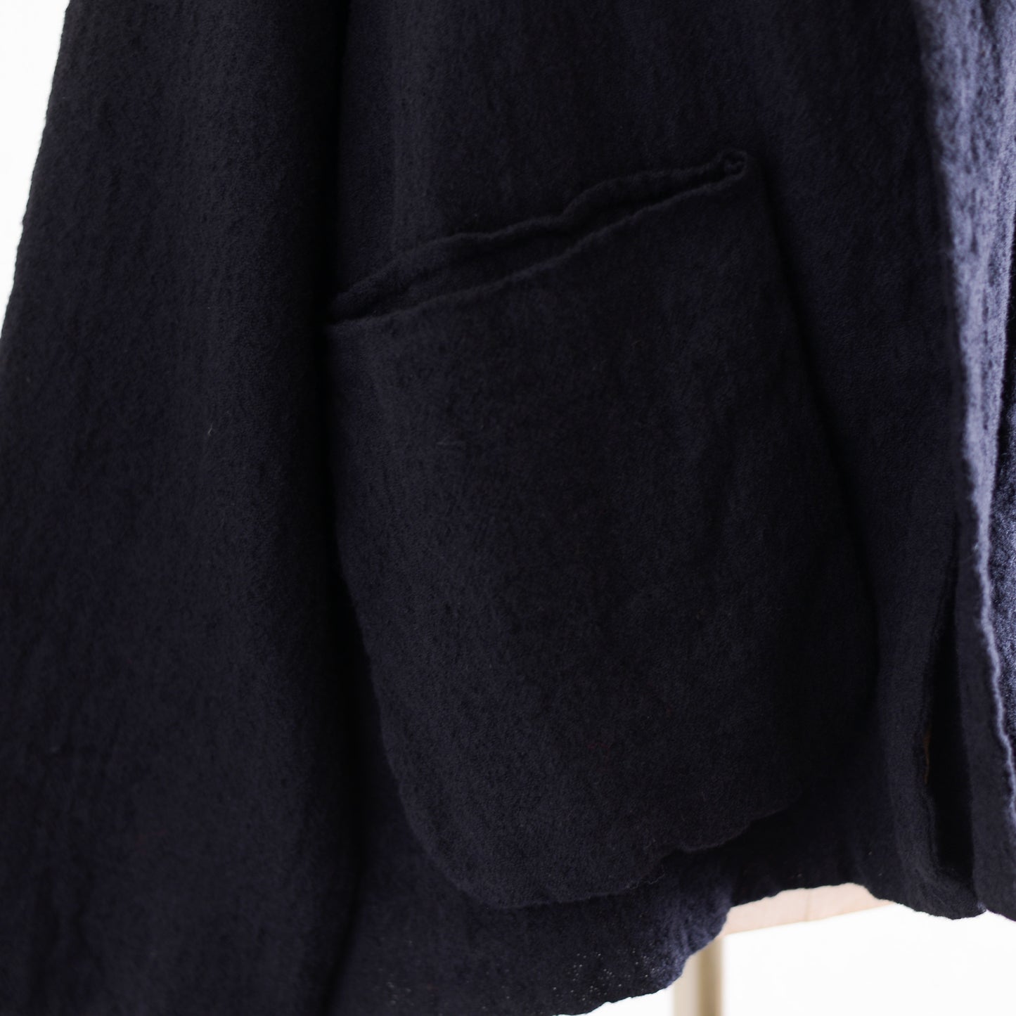 Wool gauze jacket Black