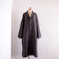 Soft wool long coat Brown