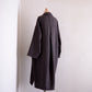 Soft wool long coat Brown