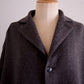 Soft wool long coat Brown