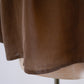 リネンクルーネック七分袖カーディガン Brown