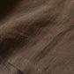 リネンクルーネック七分袖カーディガン Brown