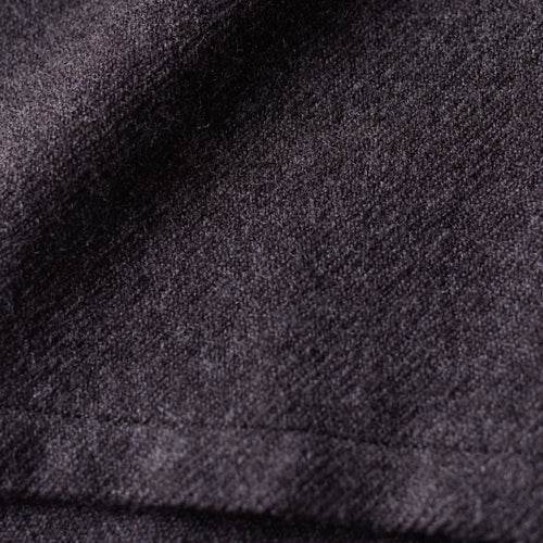 Soft wool long coat Brown