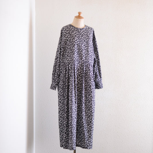 Cotton Cupra Flower Blouse Black