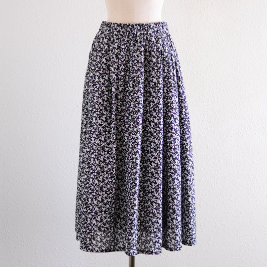 Cotton Cupra Flower Blouse Black