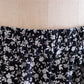 Cotton Cupra Flower Blouse Black