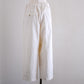 コットンテーパードチノパンツ Ivory