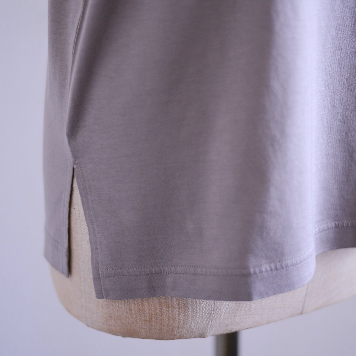 レーヨンオーガニックコットンTシャツ Grayge