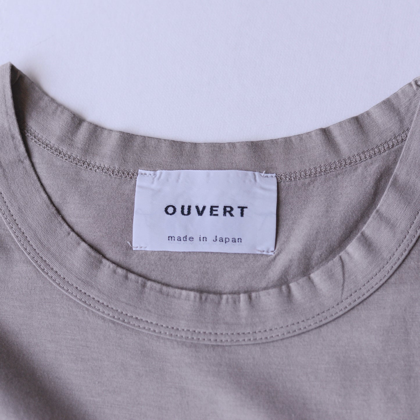 レーヨンオーガニックコットンTシャツ Grayge