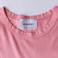 レーヨンオーガニックコットンTシャツ Pink