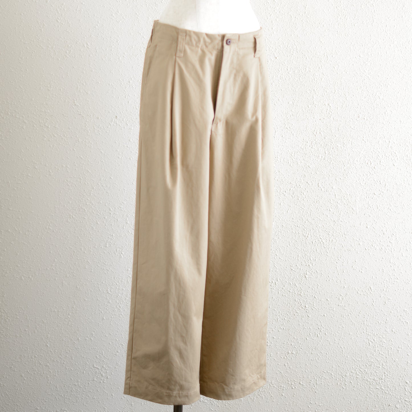 Cotton Tapered Chino Pants, Kahki Beige