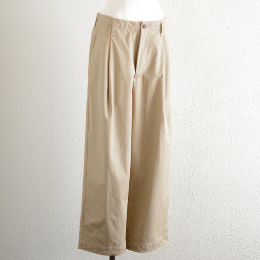 Cotton Tapered Chino Pants, Kahki Beige
